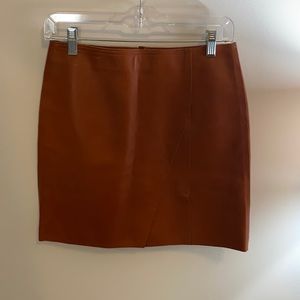 3.1 Phillip Lim Leather Skirt Size 2